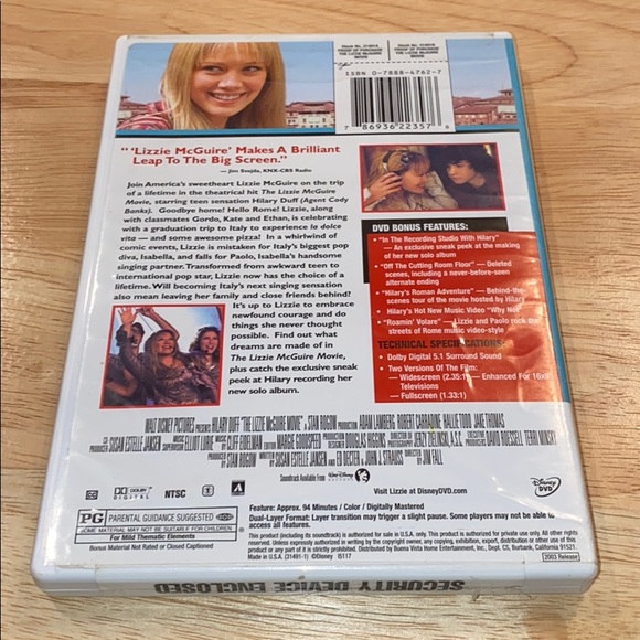 The Lizzie McGuire Movie- DVD - Picture 2 of 3